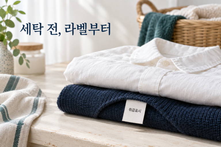 세탁기는 되는데 건조기는 안 될까? 옷 취급표시 읽는 법