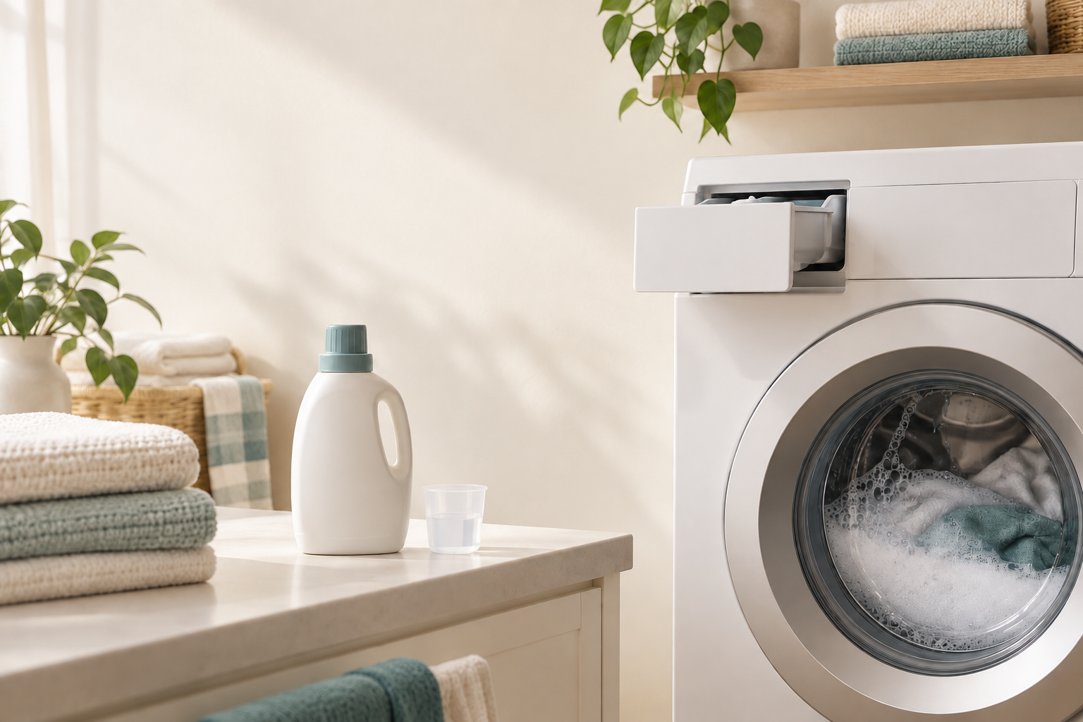 Foam or Softener Left in the Washer? Check the Dose and Dispenser